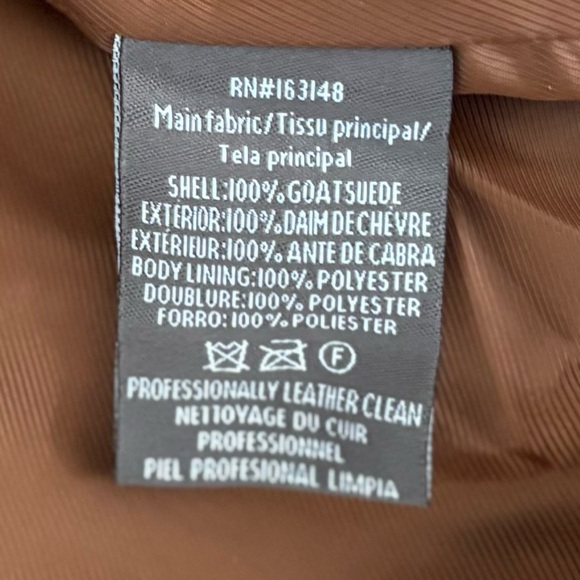 Suede Bomber Jacket Men’s Size Small by SLATE + STONE  P2P 21 - Picture 6 of 13